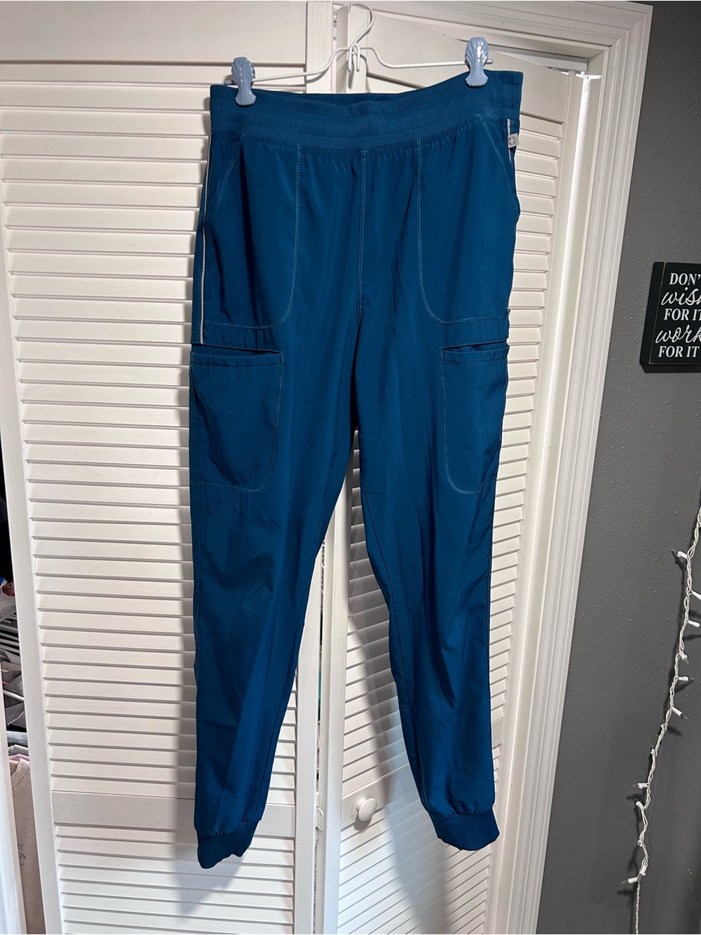 Teal Cherokee Infinity Scrub Pants